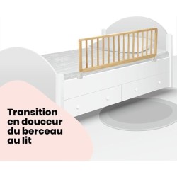Modifier : SAFETY 1ST Wooden Bed Rail 110 cm, Barriere de lit bois, 18 Mois-5...