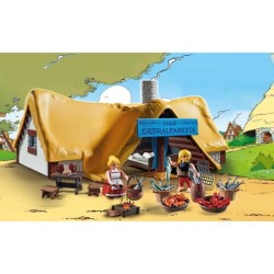 PLAYMOBIL 71266 Astérix Hutte d'Ordralfabetix, village d'Astérix, Jouet de co...