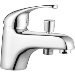 Mitigeur bain douche ROUSSEAU CARDIFF monotrou chromé - Economie d'eau - Fini...