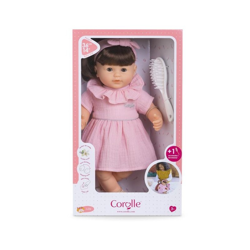 Poupon COROLLE - Julie - 36 cm - Cheveux faciles a coiffer - Senteur