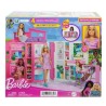 Barbie-Maison de vacances-Coffret et poupée, 4 zones et