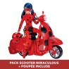Scooter Miraculous Switch'n go + poupée articulée Ladybug Lucky Charm BANDAI ...