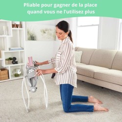 INGENUITY Transat pour bébé balancelle électrique pliable - Flora - Arche, ca...