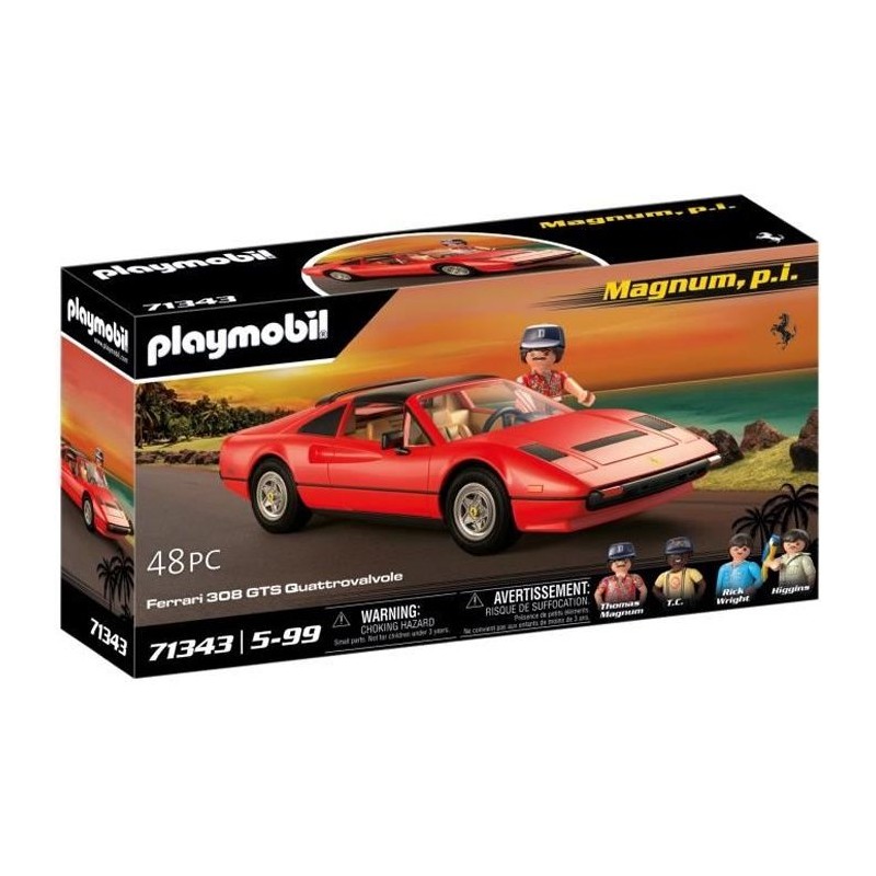 PLAYMOBIL 71343 Magnum Ferrari 308GT, Classic cars, Adulte, Voiture de collec...