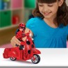 Scooter Miraculous Switch'n go + poupée articulée Ladybug Lucky Charm BANDAI ...