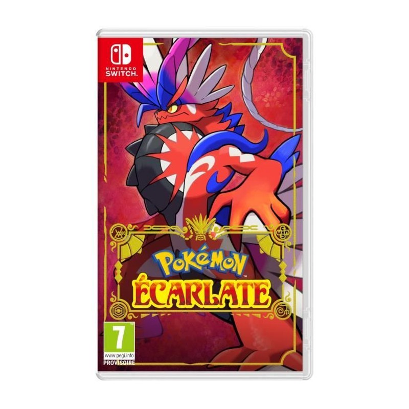 Pokémon Écarlate • Jeu Nintendo Switch