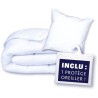Pack Protection : Couette 140x200 cm + 1 Oreiller + 1 Protege oreiller