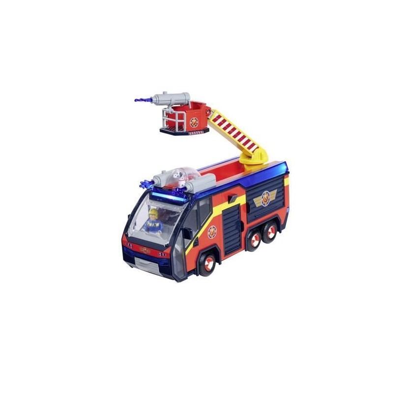 Sam Le Pompier - Camion de pompier - Jupiter - 2 figurines - Sons et lumieres...