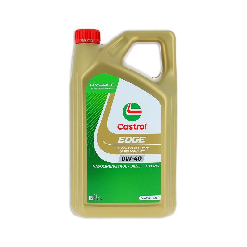 Huile moteur - CASTROL EDGE 0W-40 - 5L - 0W40