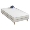 Matelas mousse 90 x 190 cm - DEKO DREAM Huopa - Mousse - Confort ferme - 10 c...