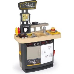 Smoby - Food Corner - Cuisine Restaurant - Jouet d'imitation avec 29 accessoires