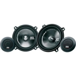 MTX TX250S Haut-parleurs voiture Kit 2 voies 13cm 55W RMS 4O tweeter néodyme ...