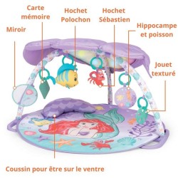 DISNEY BABY -PETITE SIRENE- Tapis d'éveil bébé évolutif Arche, jouets sensori...
