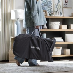 INGENUITY Transat a bascule bébé, massage ventre, Chambray, cadeau bébé, Plia...