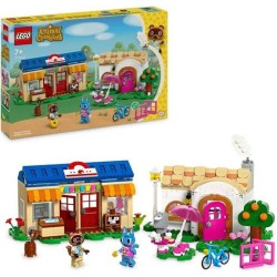 LEGO Animal Crossing 77050 Boutique Nook et Maison de Rosie, Set de Construct...