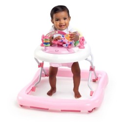 BRIGHT STARTS Trotteur pour  bébé fille évolutif et pliable 2-en-1 - Jardin R...