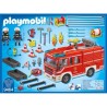 PLAYMOBIL 9464 Fourgon d'intervention des pompiers jaune avec canon a eau fon...
