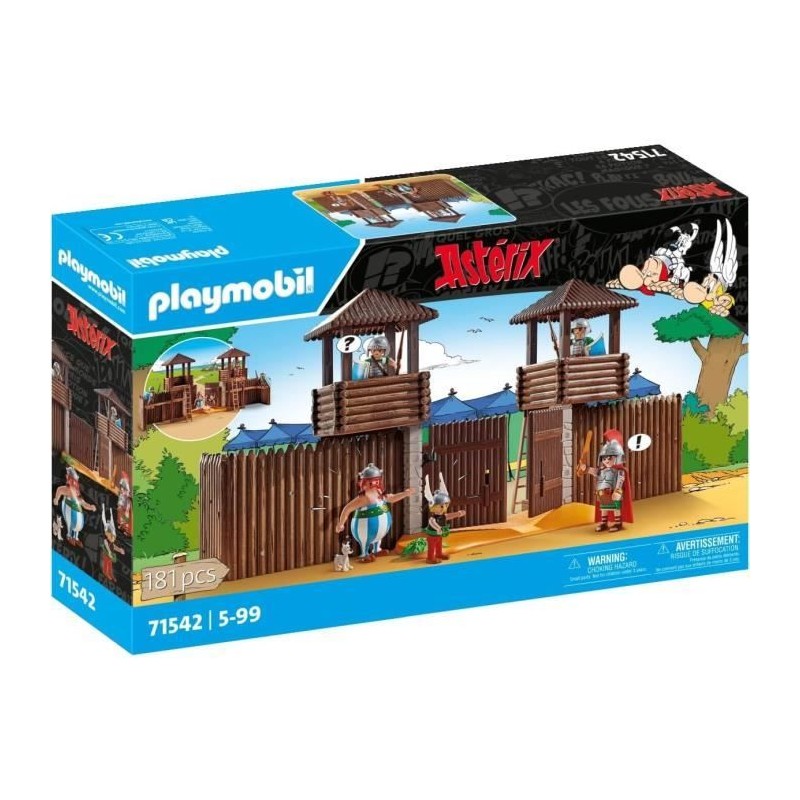 PLAYMOBIL 71542 Camp des Romains, Astérix, Personnages de la BD, 181 pieces, ...