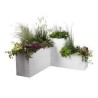 Pot de fleurs Carré 50 cm - EDA - Graphit - 57 L - 49,5 x 49,5 x H. 49,5 cm -...