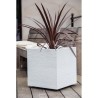 Pot de fleurs Carré 50 cm - EDA - Graphit - 57 L - 49,5 x 49,5 x H. 49,5 cm -...