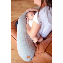 BÉABA - Big Flopsy™ - Coussin de grossesse et d'allaitement - Fleur de coton ...