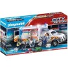 PLAYMOBIL 70936 Ambulance américaine avec secouristes et blessé, City Action,...