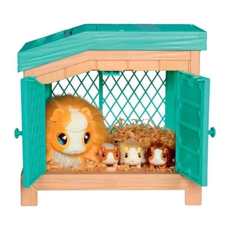 Mama surprise Little live pets - Animal en peluche cochon d'inde -