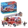 PLAYMOBIL 9463 Camion de pompiers, Avec échelle pivotante, City Action, des 4...