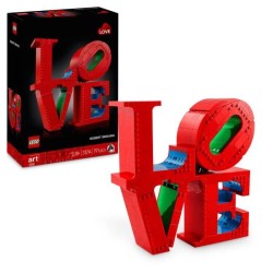 LEGO Art 31214 LOVE - Set de construction pour adultes - Décoration et cadeau...
