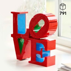 LEGO Art 31214 LOVE - Set de construction pour adultes - Décoration et cadeau...