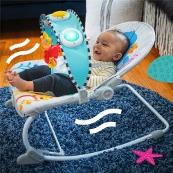BABY EINSTEIN Transat bébé évolutif Octopus jusqu'a 18kg-cadeau bébé, Positio...