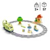 LEGO DUPLO Ma ville 10427 Le train d'aventures interactif - Jouets d'éveil de...