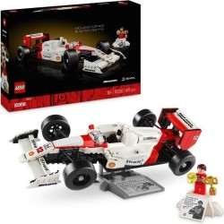 LEGO Icons 10330 McLaren MP4/4 et Ayrton Senna, Set Modele Réduit de Voiture ...