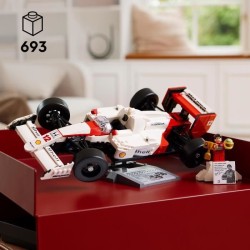 LEGO Icons 10330 McLaren MP4/4 et Ayrton Senna, Set Modele Réduit de Voiture ...