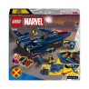LEGO 76281 Marvel Le X-Jet des X-Men, Jouet d'Avion, Chasseur avec Minifiguri...