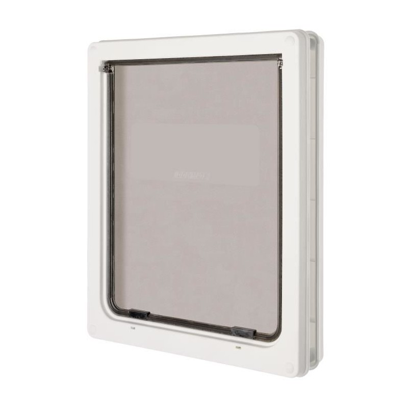 PETMATE Chatiere 2 voies Dog Mate XL - 36x44 cm - Blanc - Pour chien