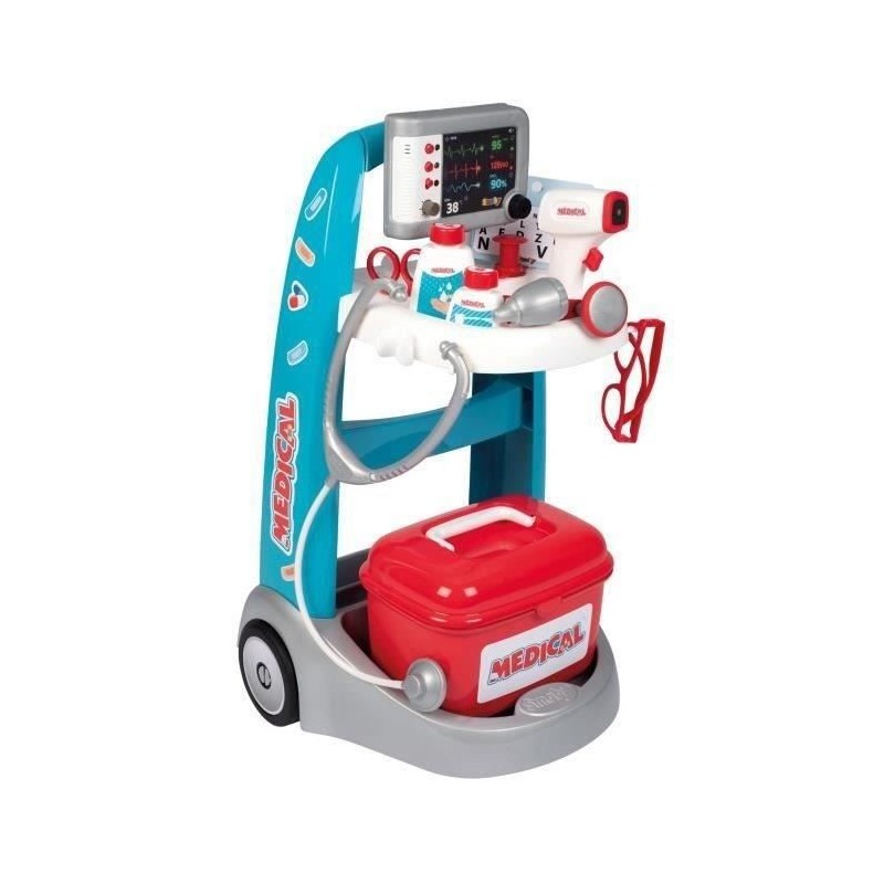 Smoby chariot médical électronique - des 3 ans