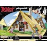 PLAYMOBIL 70932 Astérix, La hutte d'Abraracourcix, Personnages, 110 pieces, D...