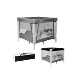 BAMBISOL - Parc/Berceau Bébé Pliant 90x90cm avec 2 Niveaux de Couchage - Sac ...