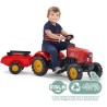 Tracteur a pédales SuperCharger - FALK - Volant directionnel et remorque - Fa...