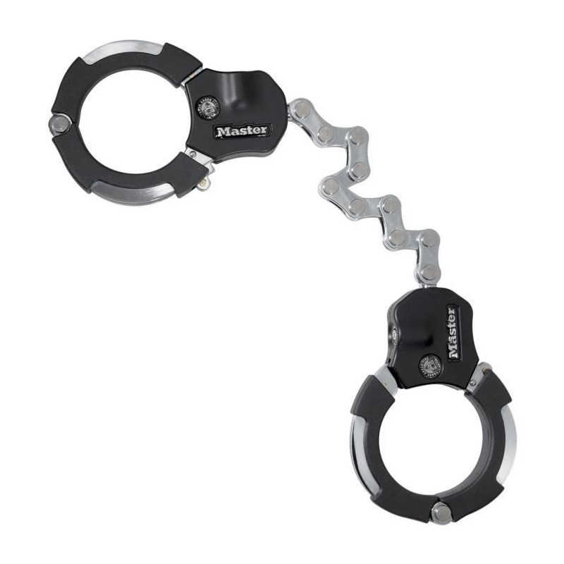 Antivol Masterlock Menottes Antivol Street Cuff  en acier chromé