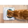 SUREFEED Distributeur de nourriture automatique pour chat anti-odeur - Blanc ...