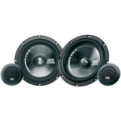 MTX TX265S Haut-parleurs voiture Kit 2 voies 16,5cm 65W RMS 4O tweeter néodym...