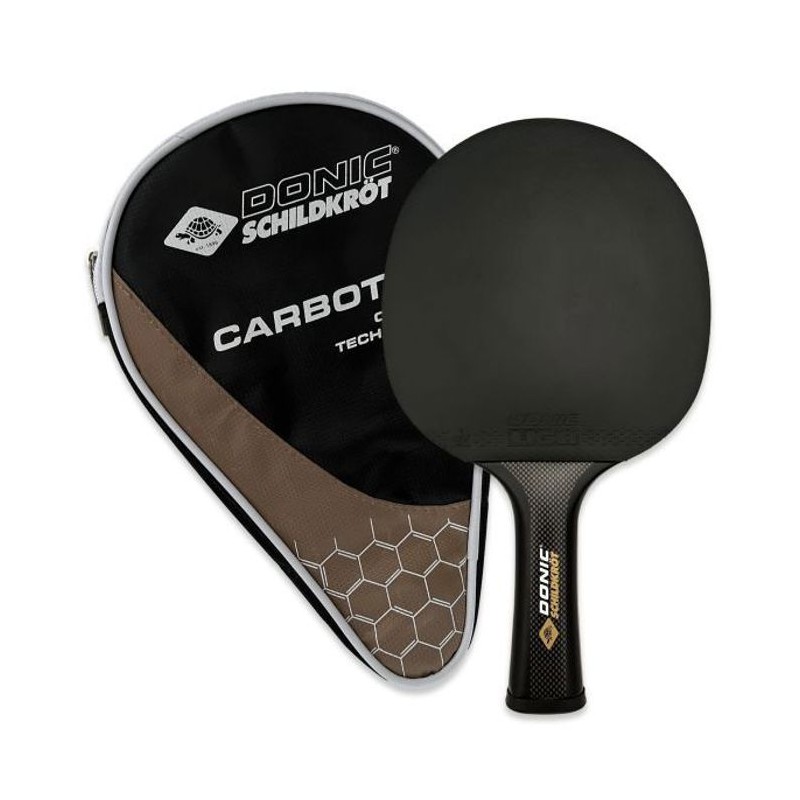 Raquette de Tennis de Table - Schildkröt - 758221 - 100% Carbone - Revetement...