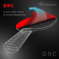 Raquette de Tennis de Table - Schildkröt - 758221 - 100% Carbone - Revetement...