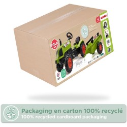 Tracteur avec remorque et capot ouvrant - FALK - Class - Des 2 ans - 100% Fab...