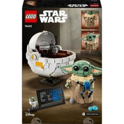 LEGO Star Wars : The Mandalorian 75403 Grogu et son landau - Jeu de construct...