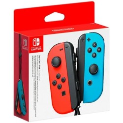 Paire de manettes Joy-Con Rouge Néon & Bleu Néon pour Nintendo Switch