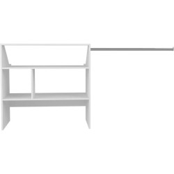 Kit dressing sous comble ARTIC EKIPA - Décor mélaminé blanc - 1 penderie - L1...