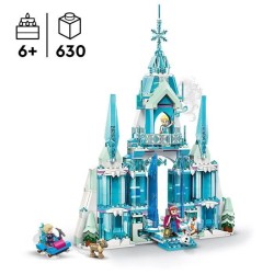 LEGO | Disney 43244 Le palais de glace d'Elsa, jouet de construction pour enf...
